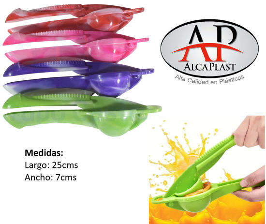 Foto de Exprimidor de limones plastico APG-1098  25 larg,7 anc cms Alcaplast (144)