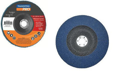 Foto de Disco grano 40/1000 hojas  7"x7/8" #45105/001 Tramontina Pro (12)