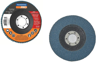 Foto de Disco grano 60/1000 hojas 7"x7/8" 45105/002  Tramontina Pro 8.500 rpm (12)