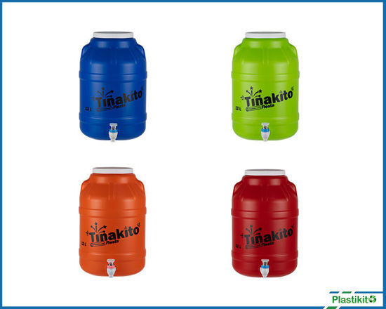 Foto de Tinakito 12 Ltrs con Llave Chorro 37alt,23 diam cms SP013P (12)