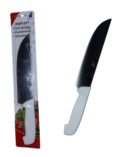 Foto de Cuchillo Cacha Blanca Blister 8" HUIHANG NBE28917 (240)