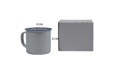 Foto de Jarro loza 8cmsx2mm color Blanco N2P3220 350ml o 12onz (120)