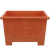 Foto de Maceta cuadrado estilo madera 11" 27.5x24.5cms 12 lts Spartaplast