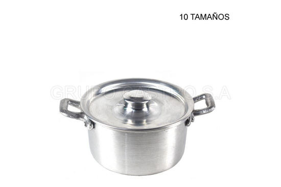 Foto de Olla doble oreja aluminio