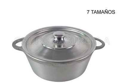 Foto de OLLA BAJA FUNDIDO TAPA ALUMINIO