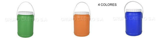 Foto de Envase 1/2 Gln (2.2ltrs) C/Tapa y Asa  Salvaplastic
