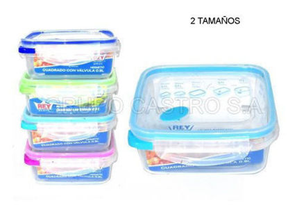 Foto de Tooper Hermético Cuad c/valv Reyplast