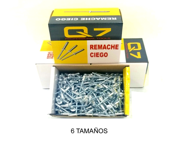 Foto de REMACHE ALUMINIO CAJA 500PCS