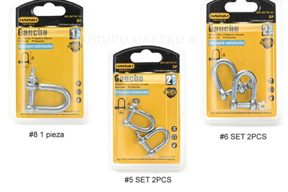 Foto de GANCHO GRILLETE  SET 2PCS  GET49-36 HAOYLI (240)