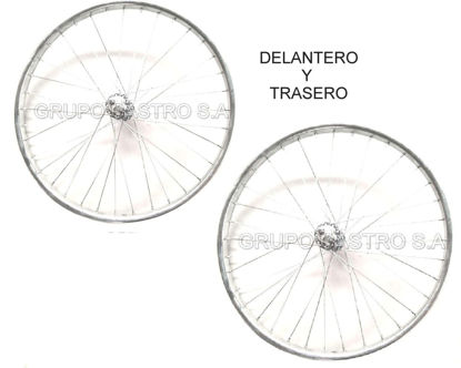Foto de ARO ARMADO DELANTERO/ TRASERO  #24 ALUMINIO