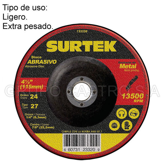 Foto de Disco metal corte grueso metal  surtek