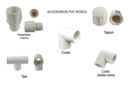 Foto de ACCESORIOS PARA TUBERIA PVC ROSCA