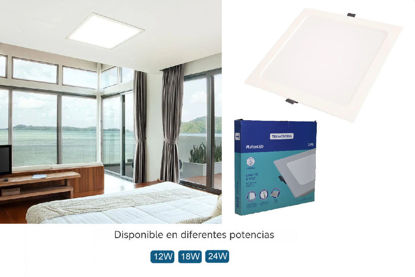 Foto de Lampara Led cuadrada empotrar Tramontina