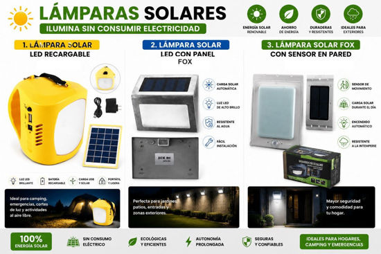 Foto de LAMPARA SOLAR
