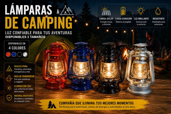 Foto de Lampara camping canfinera  kerosene