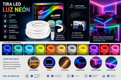Foto de TIRA LED DE LUZ NEON 8W 5MTS STARLED