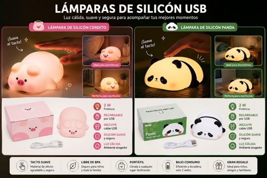 Foto de Lampara Silicon USB 13largox11anchox6alto