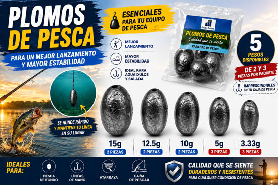 Foto de PLOMO PESCA SET  GRAMOS