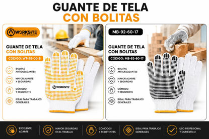 Foto de Guante tela c/bolitas