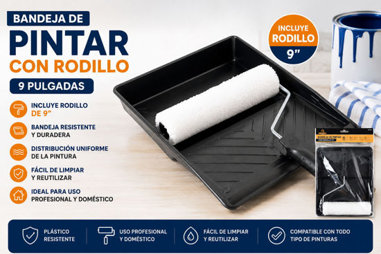Foto de Bandeja pintar con rodillo bk-1757  brickell 9"