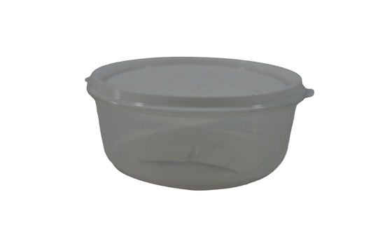 Foto de HERMETICO REDONDO #1 (600ML) BLANCO 14X14X6 CM 32222 TACOPLAST PLASTICO