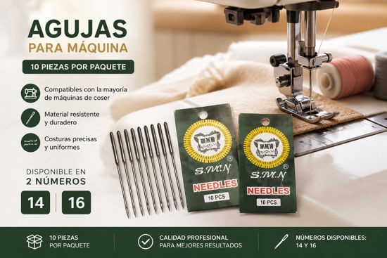 Foto de Aguja10 pcs aguja p/máquina