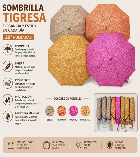 Foto de SOMBRILLA TIGRESA LAMRA/28906 20"