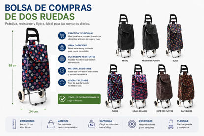 Foto de Bolsa Compras 2 Ruedas NCF323 24 anc,88 alt cms Diseños (10)