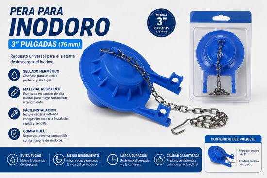 Foto de PERA PARA INODORO 3" NB928912 (1000)