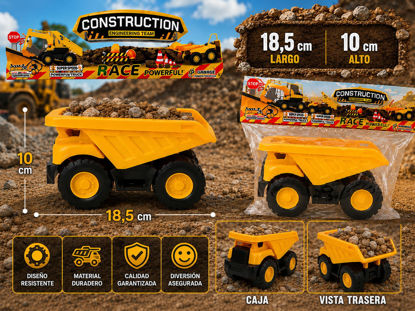 Foto de Vagoneta Const Amarilla 18,5 largx 10alt cms 888-2 GET05-14 (120)