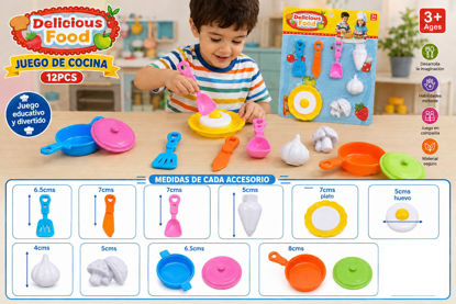 Foto de Juego Cocina 12 Pcs Delicious Food 070 GET05-25 (320)