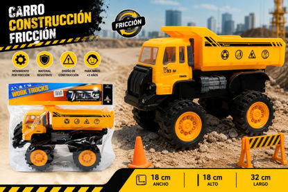 Foto de CARRO CONSTRUCCION FRICCION WORK TRUCKS BOLSA
