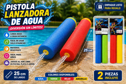 Foto de PISTOLA LANZADOR AGUA SET 2 PZS #832-46-A68729 WATER GUN / 25 cms (144)