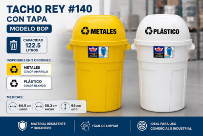 Foto de Tacho #140 Rey c/t modelo Bob  122.5 ltrs TCX016400