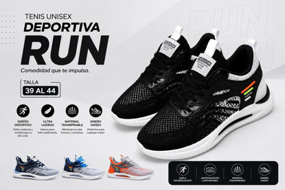 Foto de Tenis Unisex Deportiva RUN