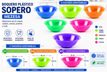 Foto de Boquero Plastico Sopero  Plastico Mezesa