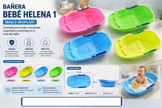 Foto de Bañera Bebe Helena 1BAELS Neoplast