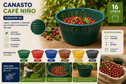 Foto de Canasto café niño 16 ltrs 1CESCAFE(V) 20alt,41.5diam cms neoplast (12)