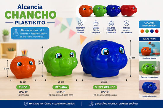 Foto de Alcancia chancho Plastikito